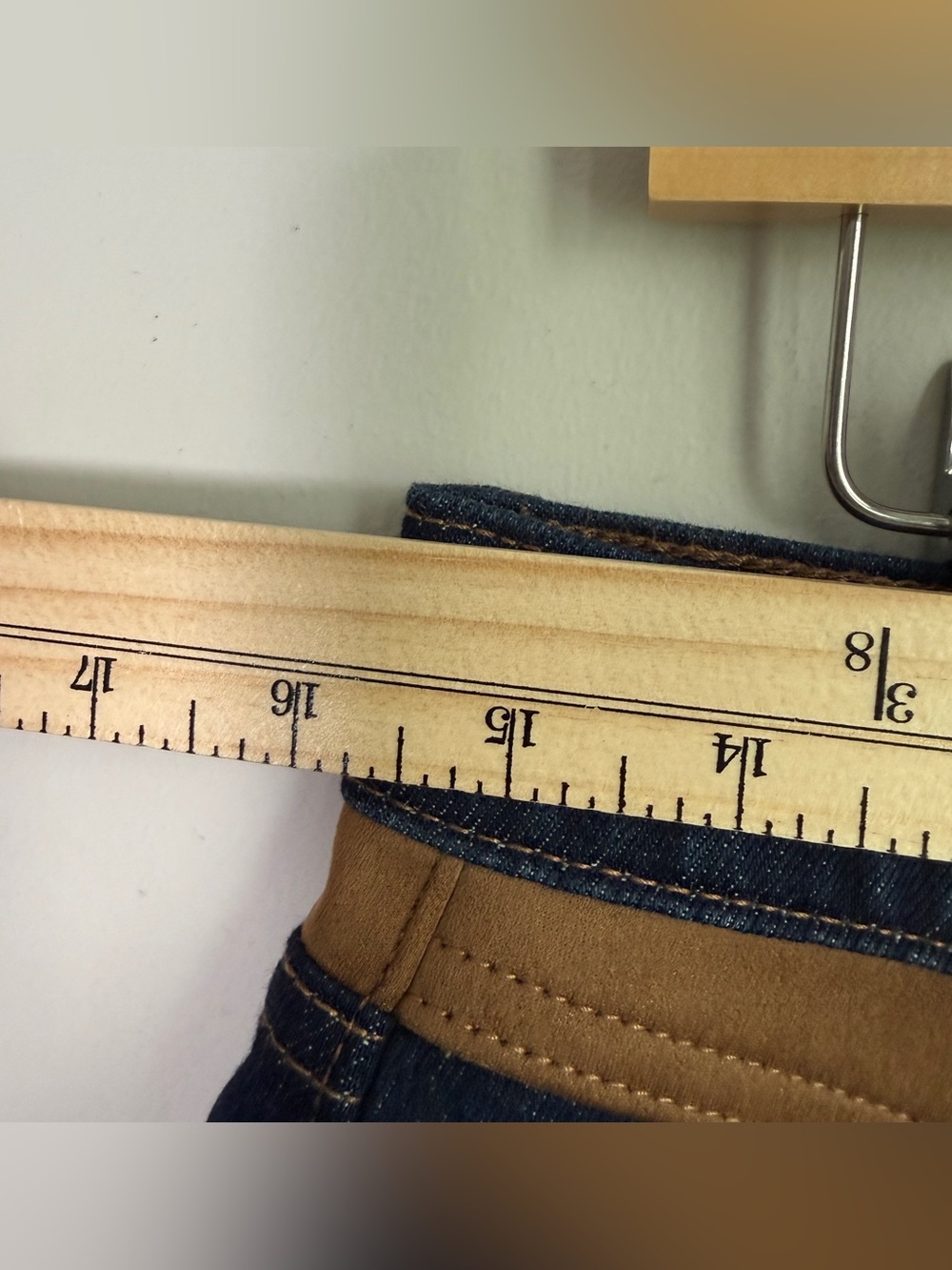 Abercrombie & Fitch High Rise 90s Relaxed Jeans Western Contrast Yoke Cowboy 30 - Picture 9 of 11